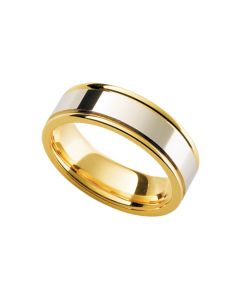 PICTOR Two Tone wedding ring